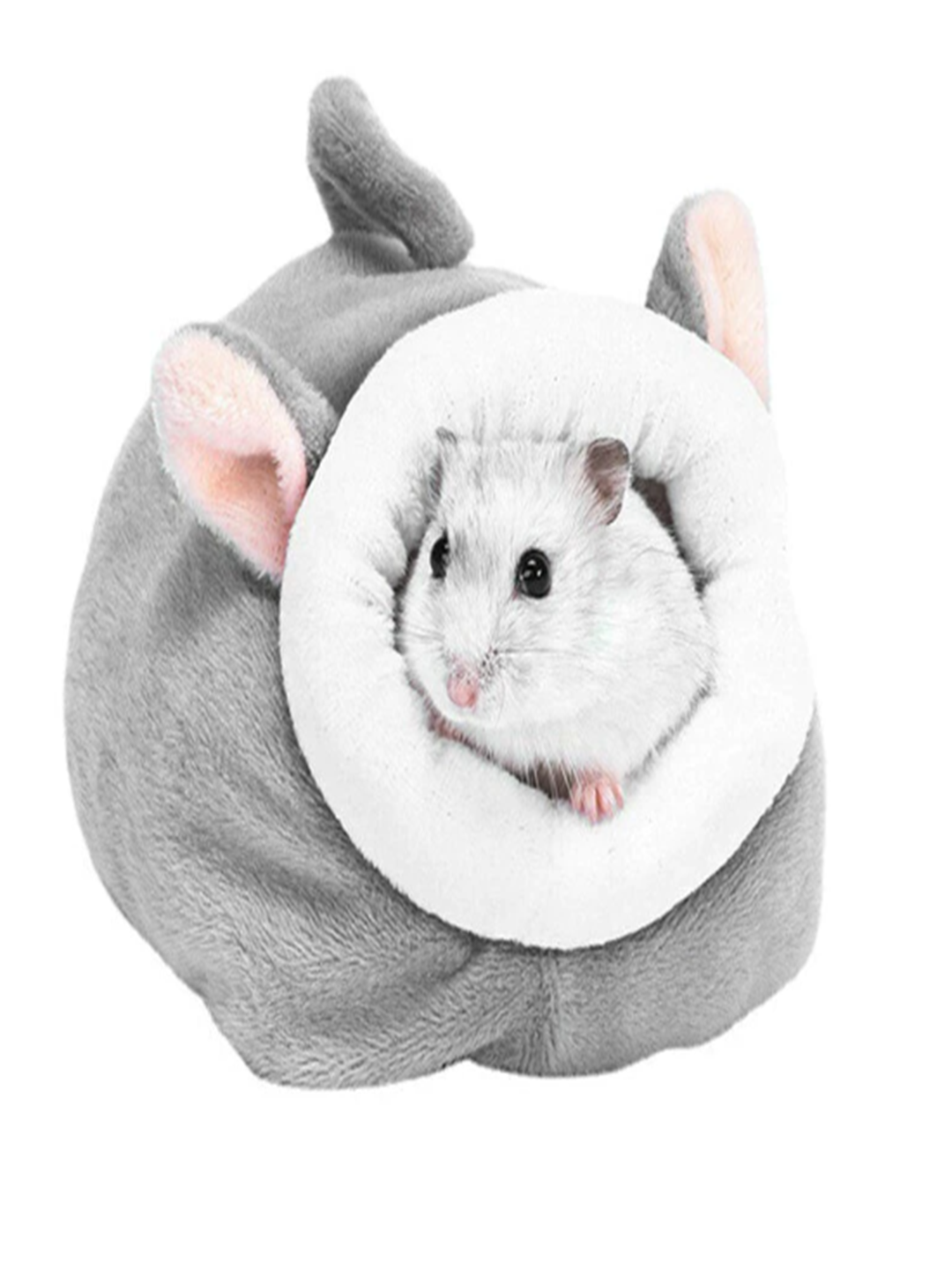 Comfy and warm hamster bed made by plush
